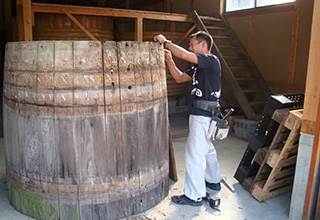 醤油樽の製作について